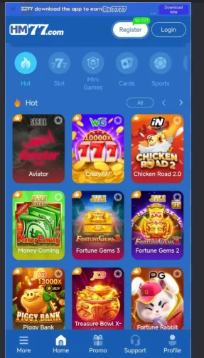 HM77 Game Download Real Money Gaming App for Android